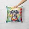Edge Collections - 18" X 18" - Multicolor - Catahoula Luau Throw Pillow Machine - 1 Piece